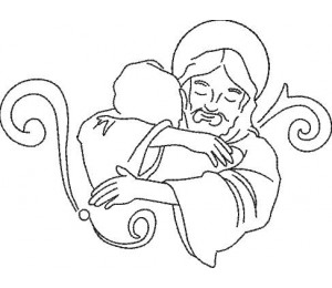 Stickdatei - Moments with Jesus beten